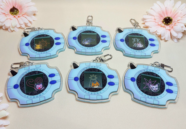 Digimon Digivice Adventure 01 Shaker Charm