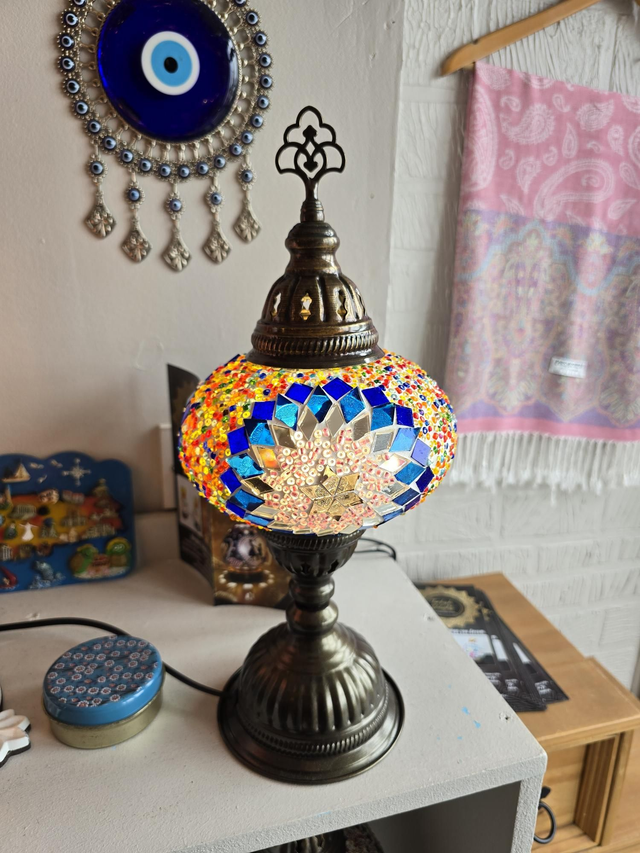 Large Mosaic Table Lamp