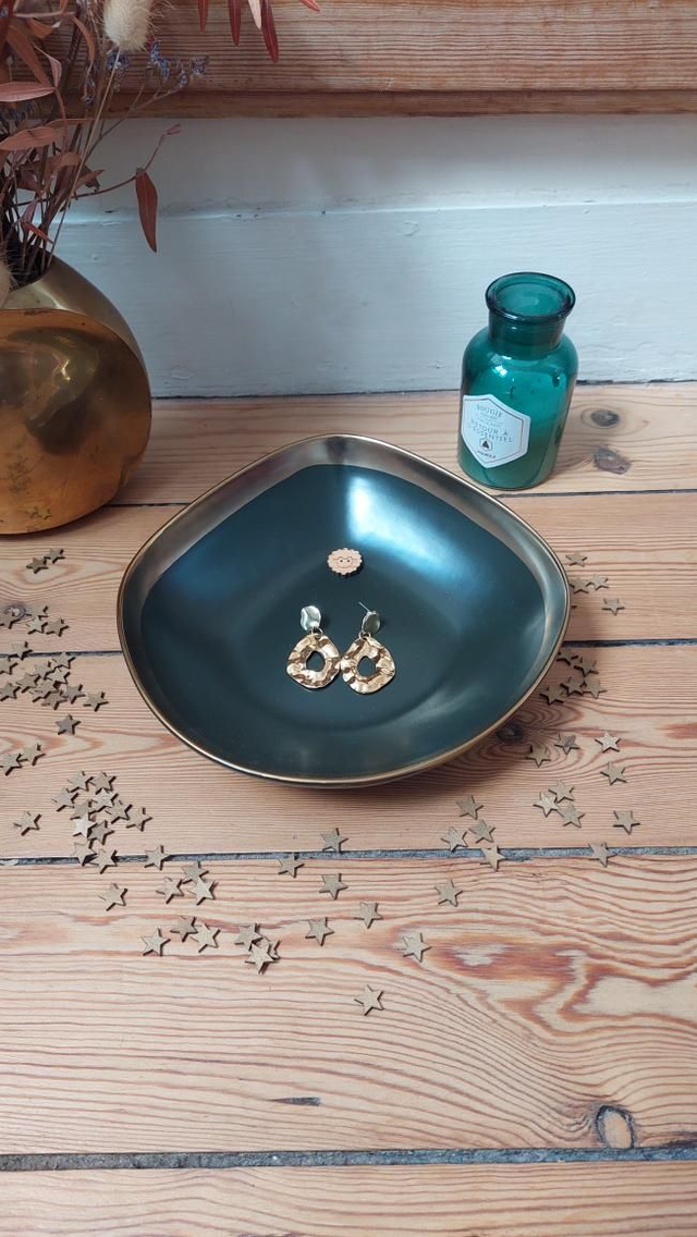 100% acier inox BO cercle martelé 