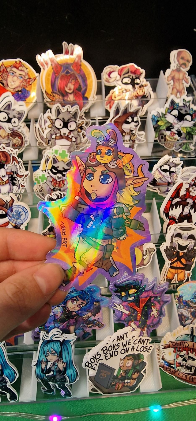 Jak and Daxter Holographic Vinyl Sticker