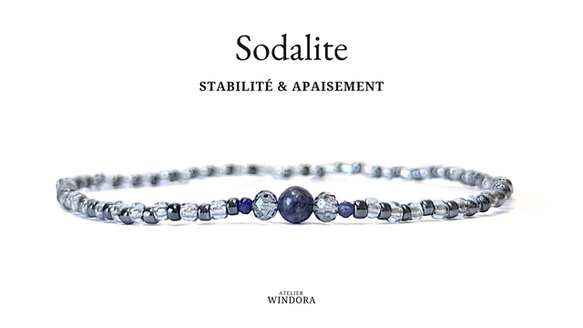 Bracelet | Sodalite Bleue - Trio (A)