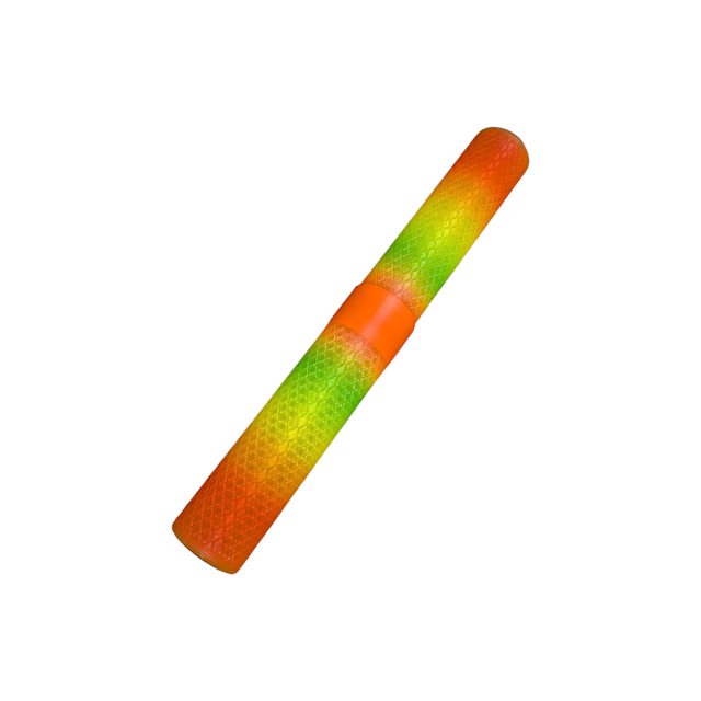 Sparkly Orange and Green String Tube ©