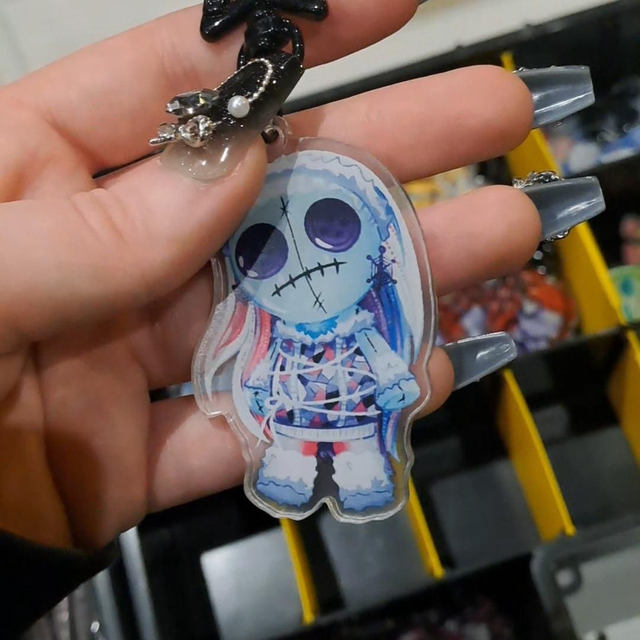 Snowghoul Acrylic Keychain