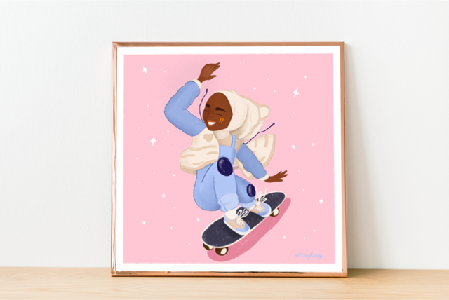 La sketteuse