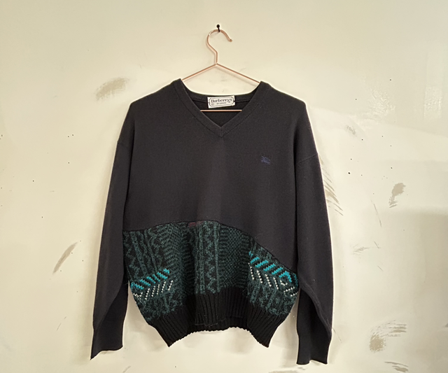 Reworked maglione patchwork 