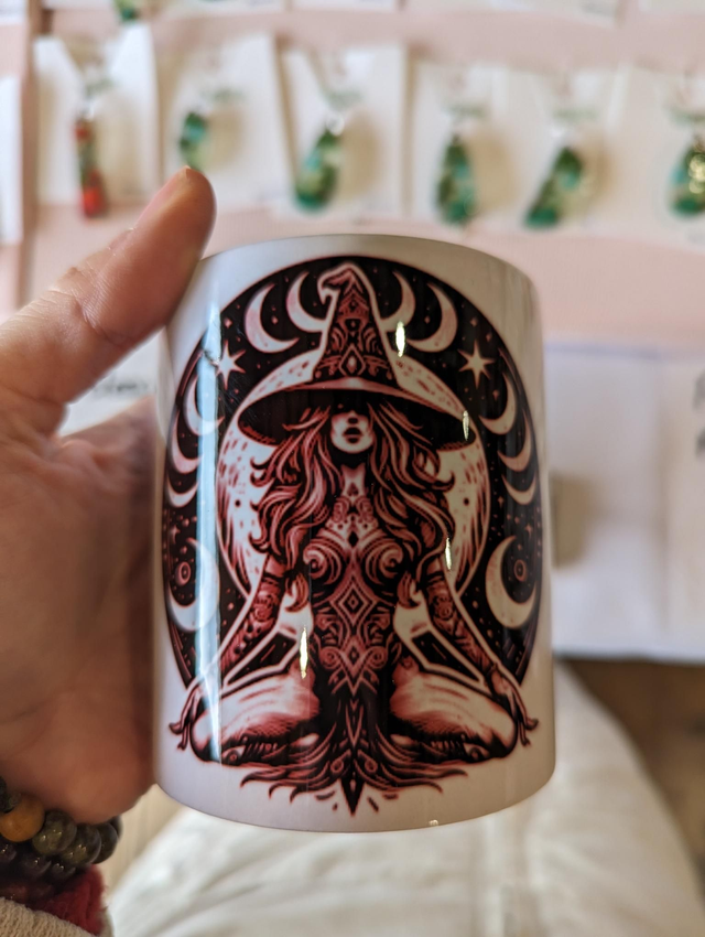 M034 Dark sorcière sexy Mug