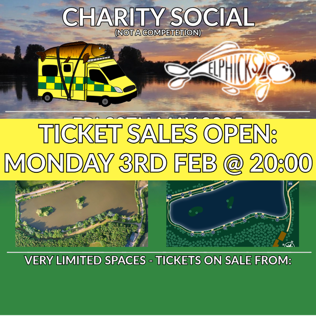 Elphicks Kent Kettles Lake - 3rd-5th Oct 2025 (Deposit) - NON REFUNDABLE