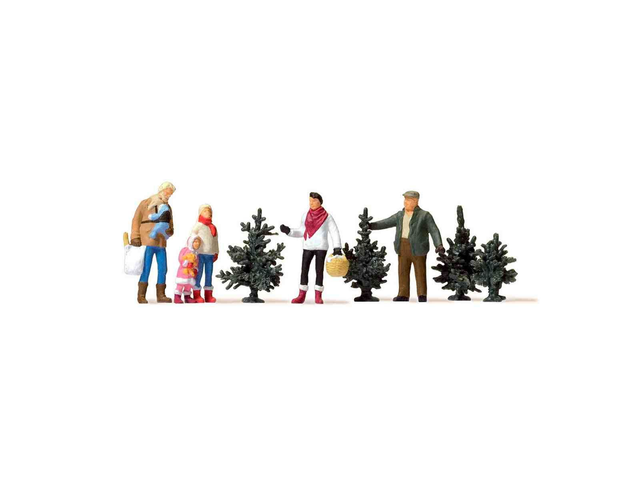 vente de sapins de noël Preiser 10627 H0