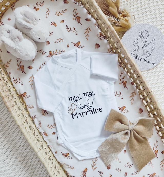 Body croisé &quot; Mini moi et marraine&quot; 💛