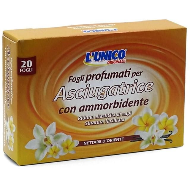 L'UNICO Originale Unico Fogli Prof.asciug.20pz Nettare