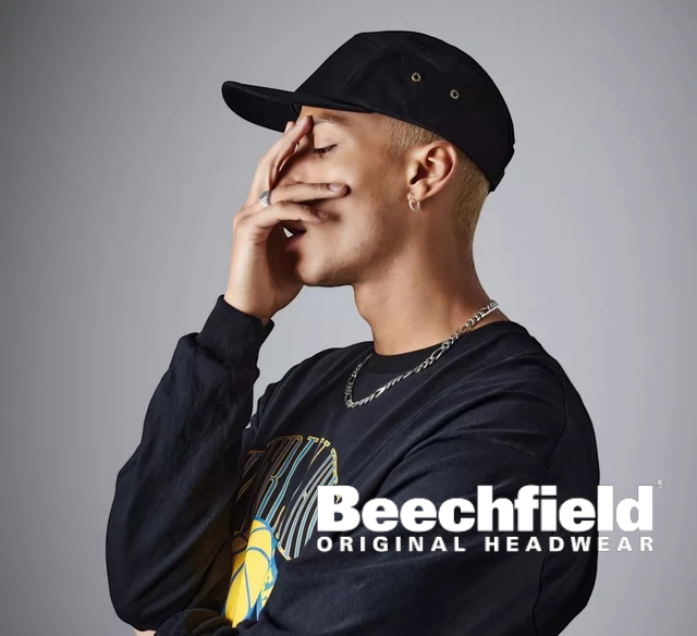 🧢 CASQUETTE BEECHFIELD CAMPER OUTDOOR À 5PANS COTON CUSTOM 3D COMPRIS*