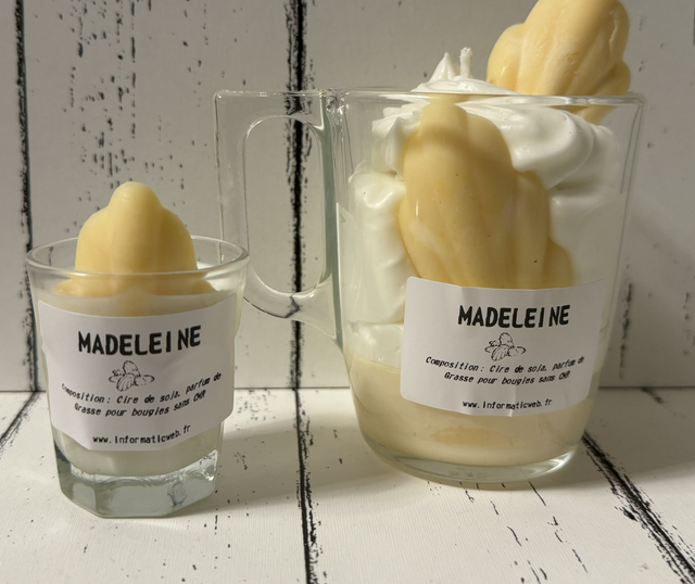 Bougie madeleine 