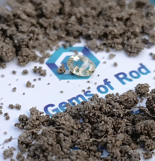 Topaze Champagne Taille Ovale 0,405 carat