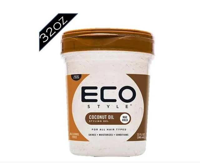 ECO: STYLING GEL - 32OZ COCONUT OIL