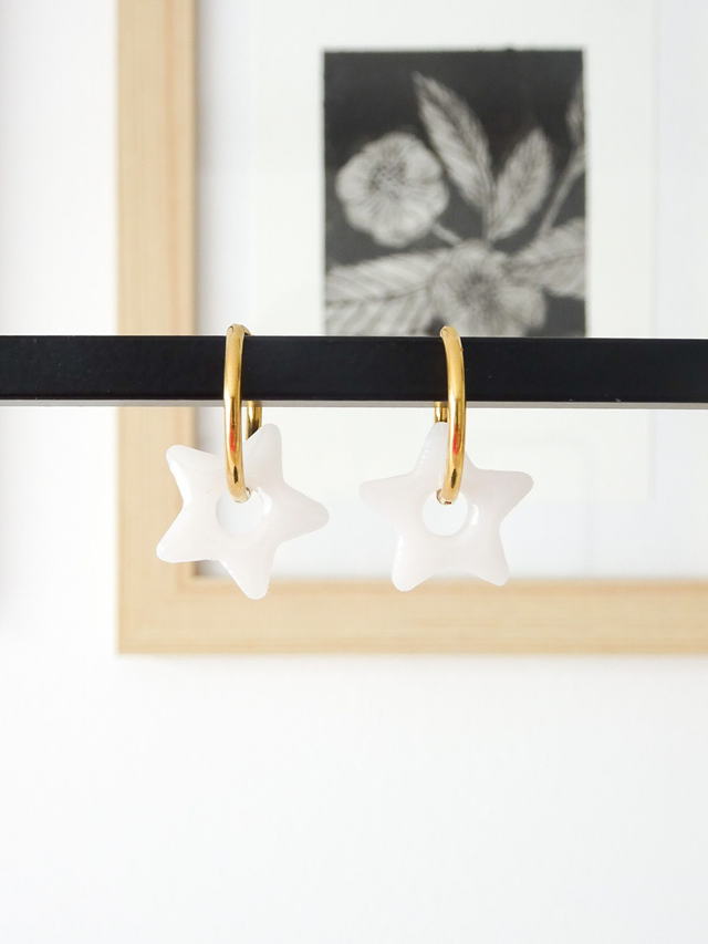 Petite étoile : Blanc