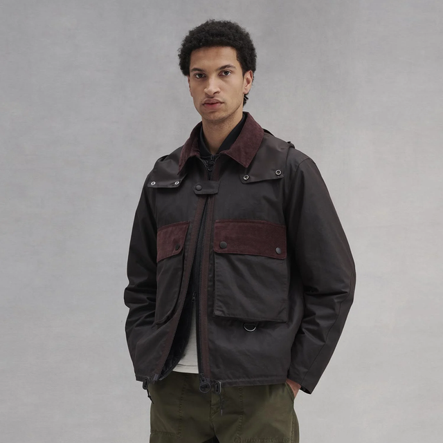 Barbour Re-Engineered Spey Waxed Jacket Rustic