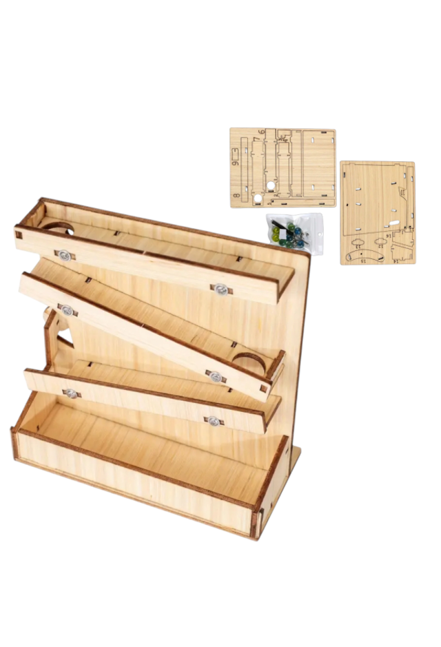 Holzbausatz Kugelbahn Typ S