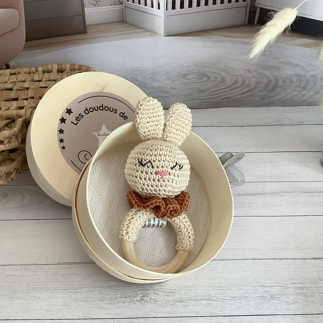 Anneau de  dentition  hochet crochet 