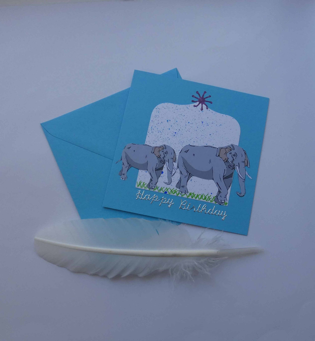 Les éléphants d'anniversaire