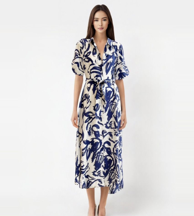 62-2. Robe chemise avec poches