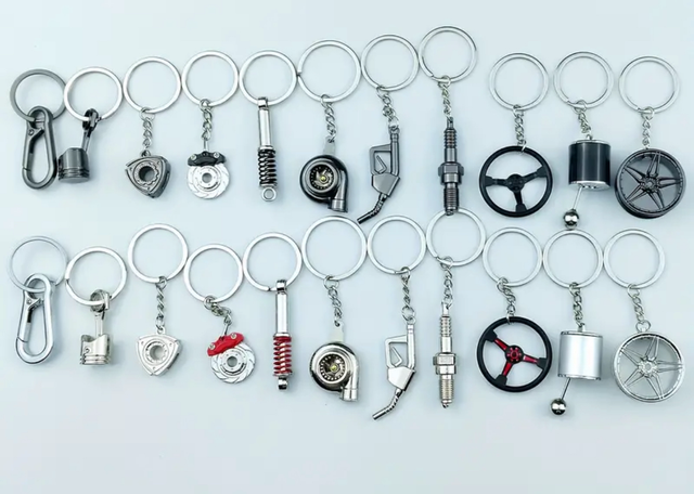Car Parts Keyrings
