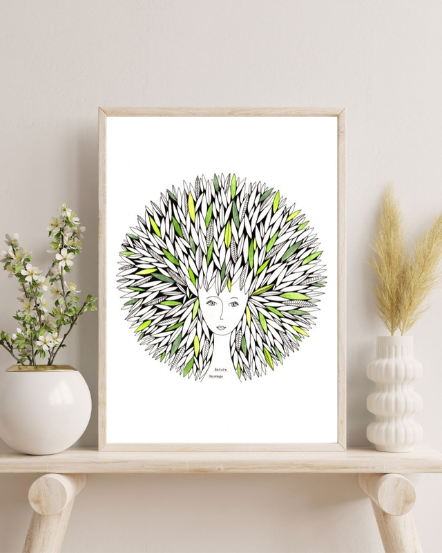 Nature sauvage - Reproduction 13x18cm ou A4