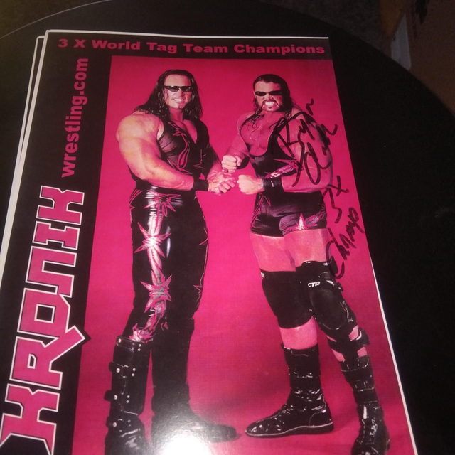 Adam Bomb (WWE/WCW) handsigned Images 
