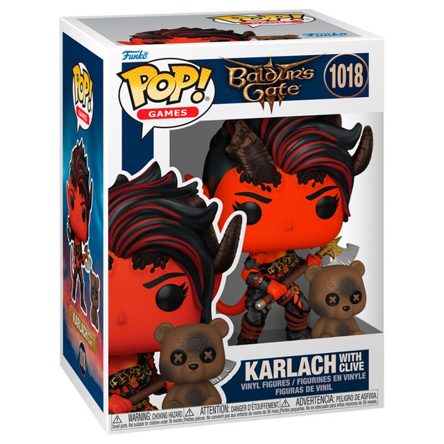 Funko -  Baldurs Gate Karlach with Clive 9cm POP!