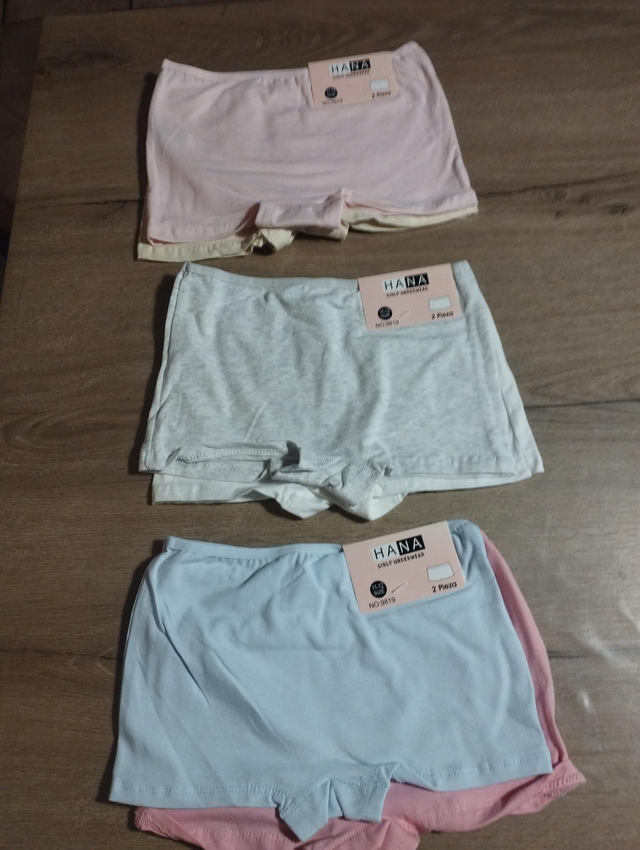 Lot de 6 shortys fille taille 11/12 ans coton 