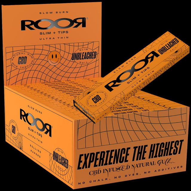 Roor Unbleached Ultra Slim KSS Papers + Filtertips