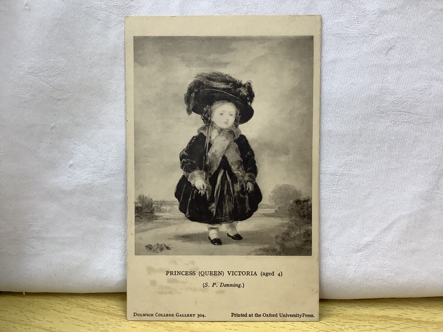 Princess  Victoria (aged 4) (S.P.Denning.) Printed at Oxford University Press Vintage Postcard Posted 1937 Our Ref A172 £2.50