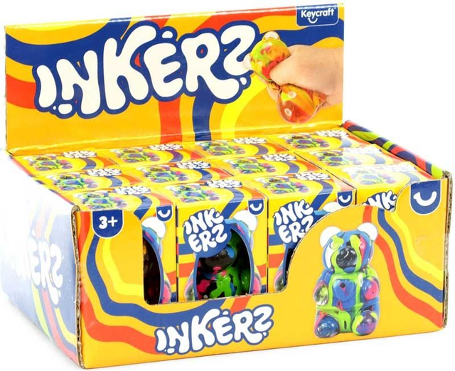 inkerz teddy bear paint sensory toy