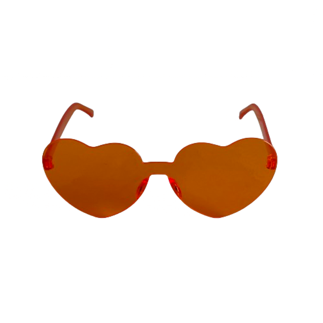 Lunette Coeur Orange 