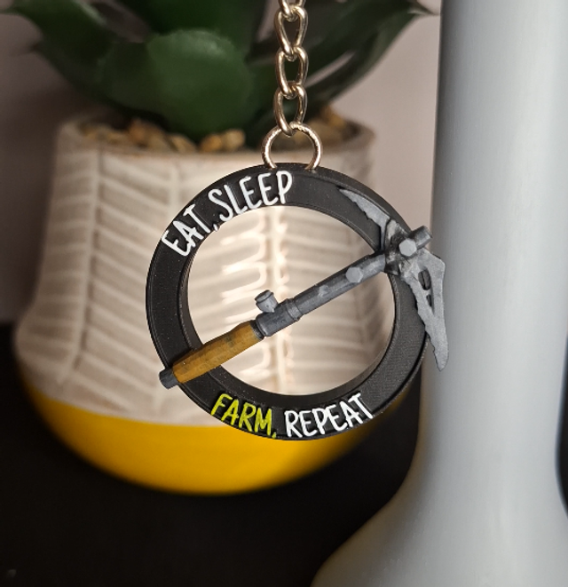 Porte-clé Rust – Eat Sleep Farm Repeat