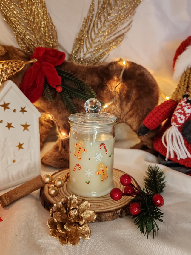 Bougie Bonbonnière Pain d&#039;épices 