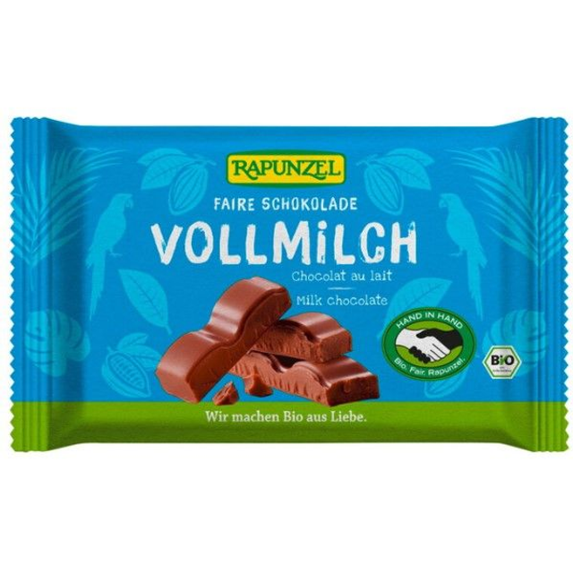 Rapunzel Vollmilch Schokolade 100g Tafel