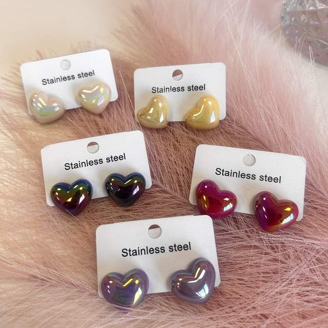 Orecchini a lobo Hearts