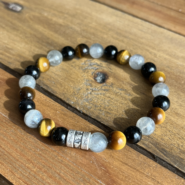 Bracelet Triple Protection - Mantra Tibétain