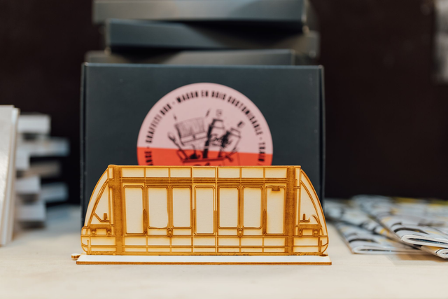 Wagon en bois - Tram de Strasbourg - Pour customiser