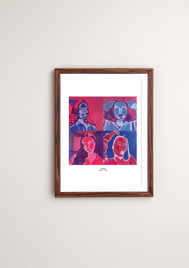 Reproduction imprimée Facettes