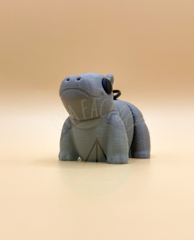 Porte-clés mini Hippopotame articulé