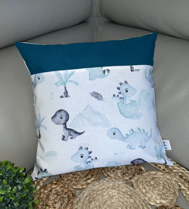 Coussin range Doudou DINOSAURE