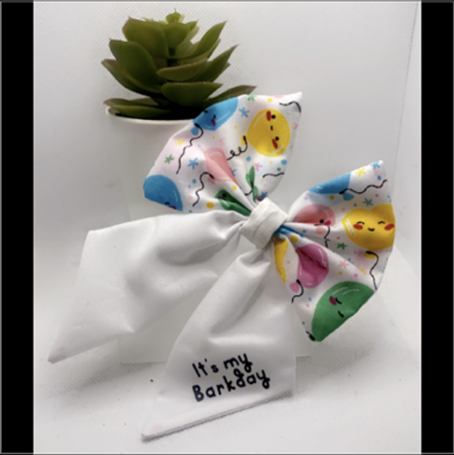 It’s my barkday sailor bow 