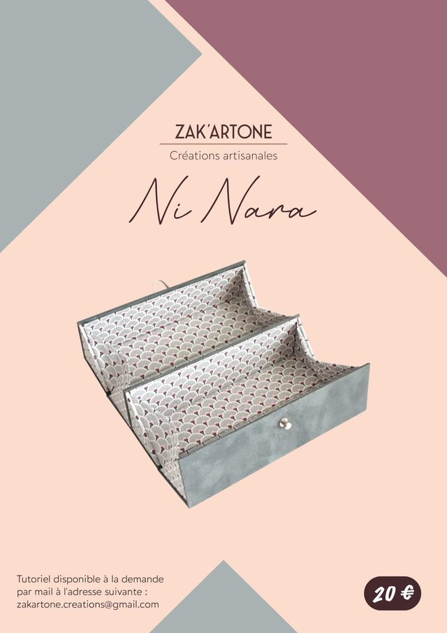 Kit cartonnage boite "NI NARA"