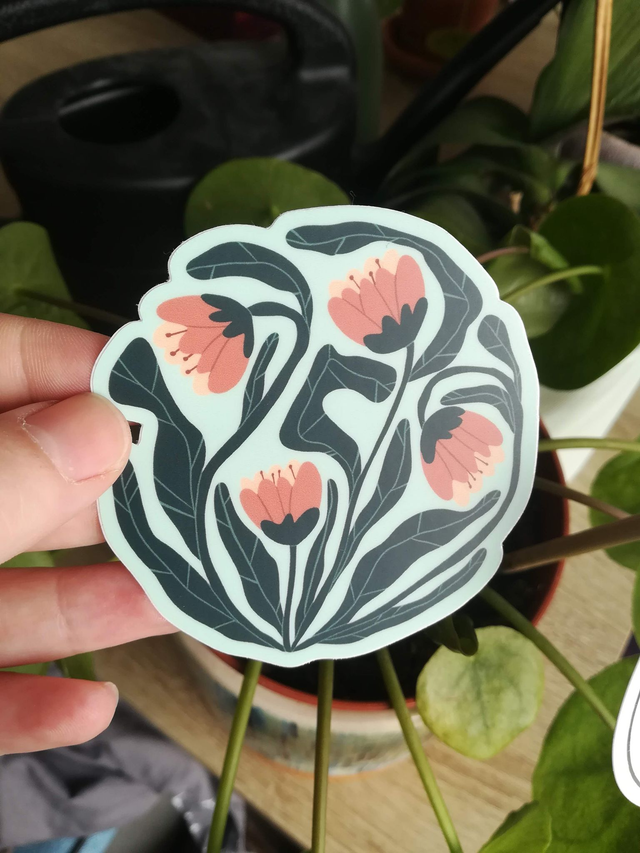 Stickers fleuri 