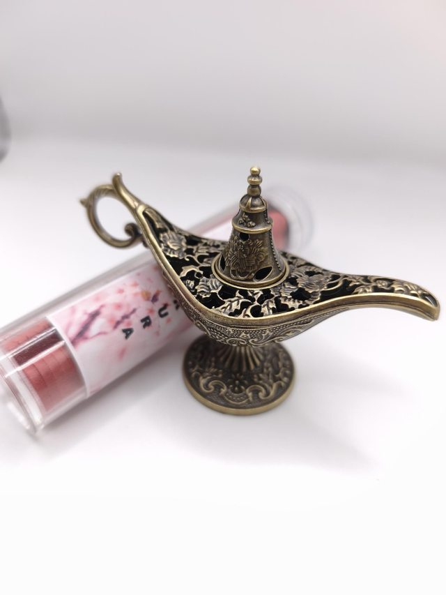 Brûle encens lampe d'Aladdin encens fleurs de cerisier 