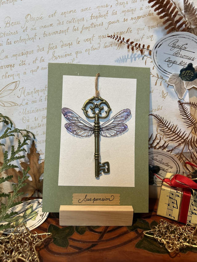 Clé Féerique - Libellule Sylphaë