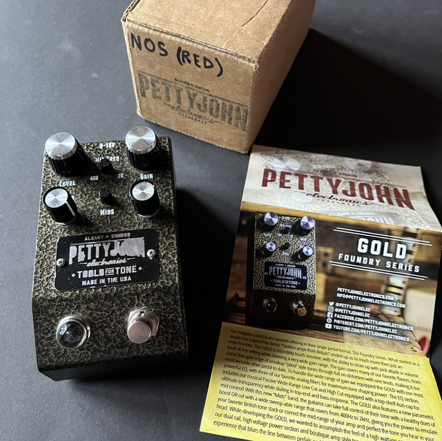 RARE 2017 Petty John V1 Gold (CUSTOM SHOP … NOS Red Germanium Diodes) … Marshall Plexi In A Box #247