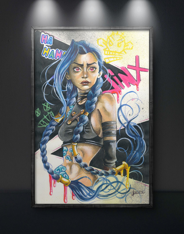 Print &quot;Jinx&quot; (ARCANE) - League of Legend