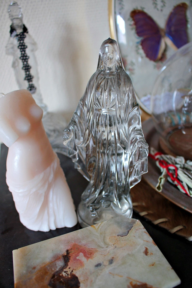 Vierge Marie signée Etling